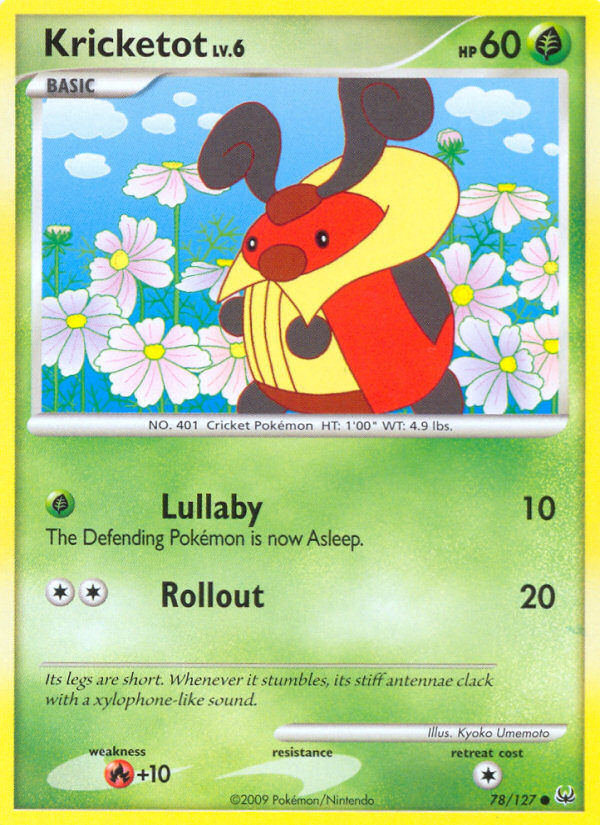 Kricketot (78/127) - Platinum Pokémon Card