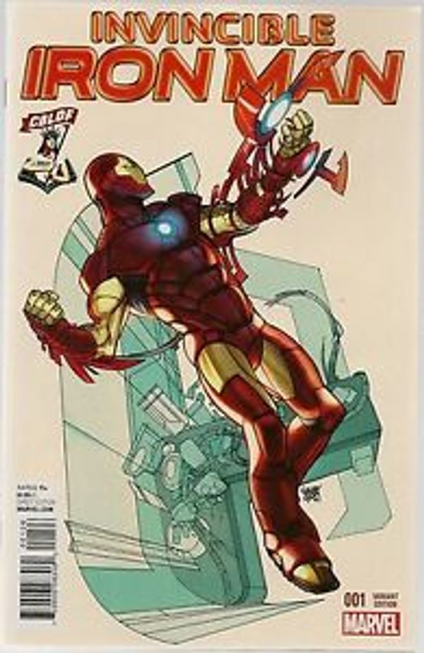 Invincible Iron Man #1 (Ferry Variant Cover)