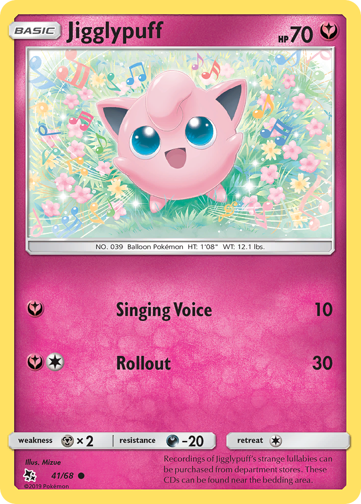 Jigglypuff (41/68) - Hidden Fates Pokémon Card