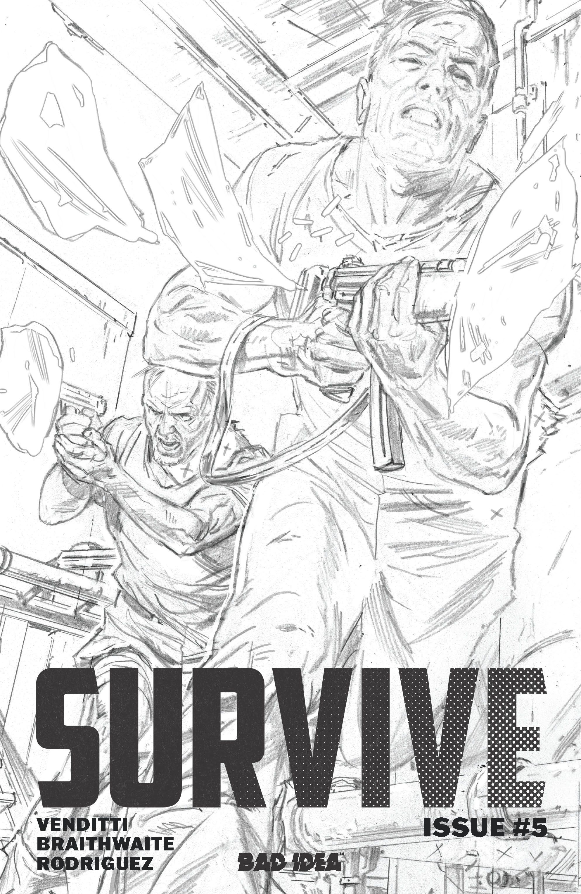 Survive #5 (Cvr C Inc 1:20 Doug Braithwaite Pencils Variant) Comic