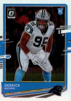 Derrick Brown 2020 Donruss Optic Football #114 Sports Card