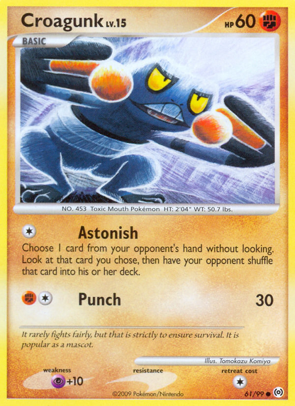 Croagunk (61/99) - Arceus Pokémon Card