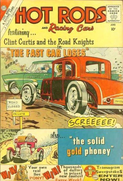 Hot Rods and Racing Cars #46 Comic