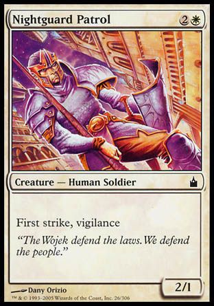 Nightguard Patrol (Ravnica: City of Guilds) Trading Card