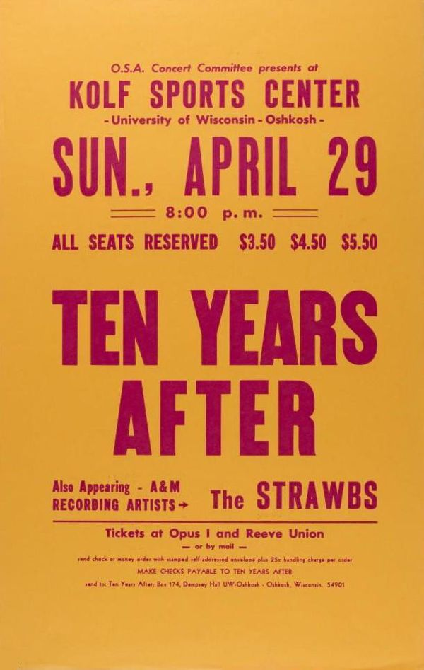 Ten Years After KOLF Sports Center 1973 Value GoCollect (tenyears