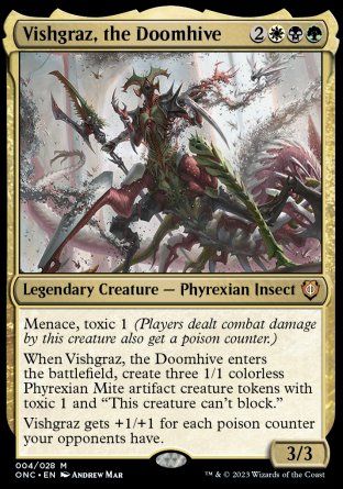 Vishgraz, the Doomhive (Phyrexia: All Will Be One Commander Decks) Trading Card