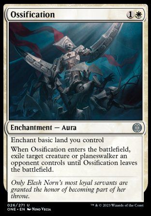 Ossification (Phyrexia: All Will Be One) Trading Card