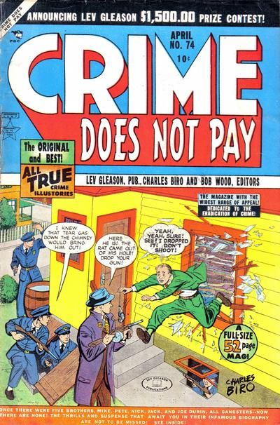 Crime Does Not Pay #74 Comic