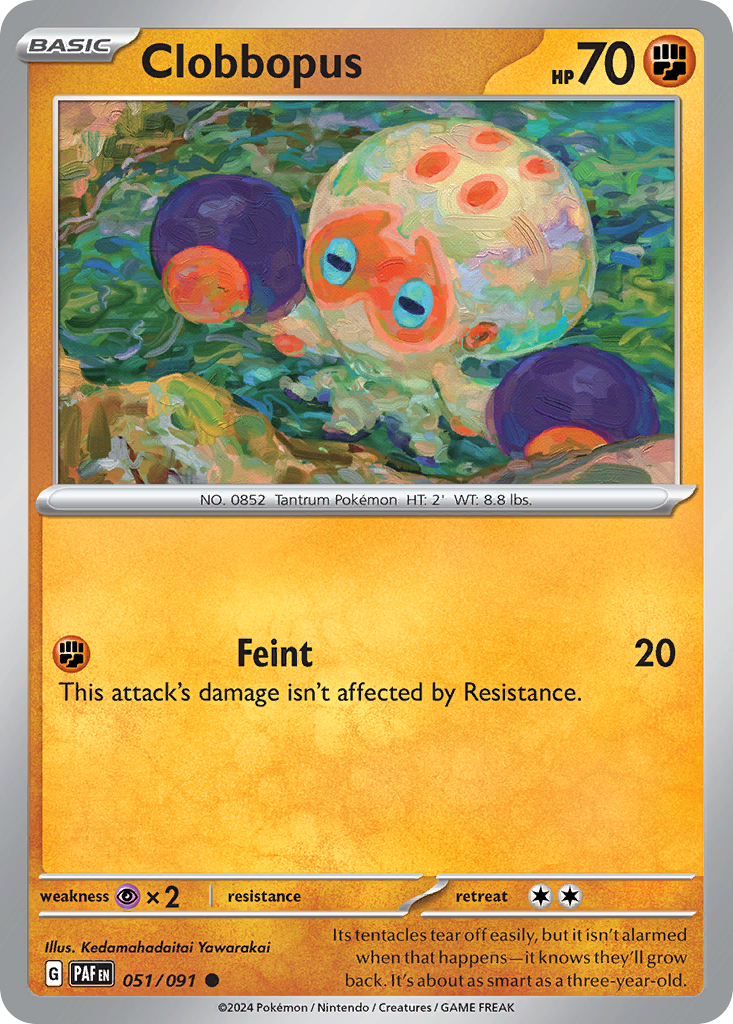 Clobbopus (51/91) - Paldean Fates Pokémon Card