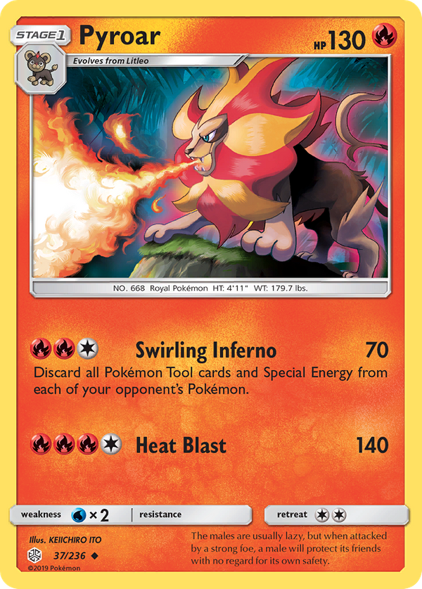 Pyroar (37/236) - Cosmic Eclipse