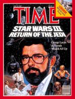 1st George Lucas Time Cover. Star Wars