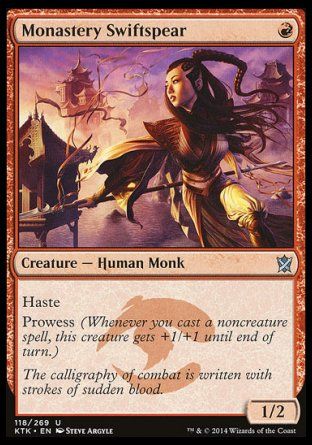 Monastery Swiftspear (Khans of Tarkir) Trading Card