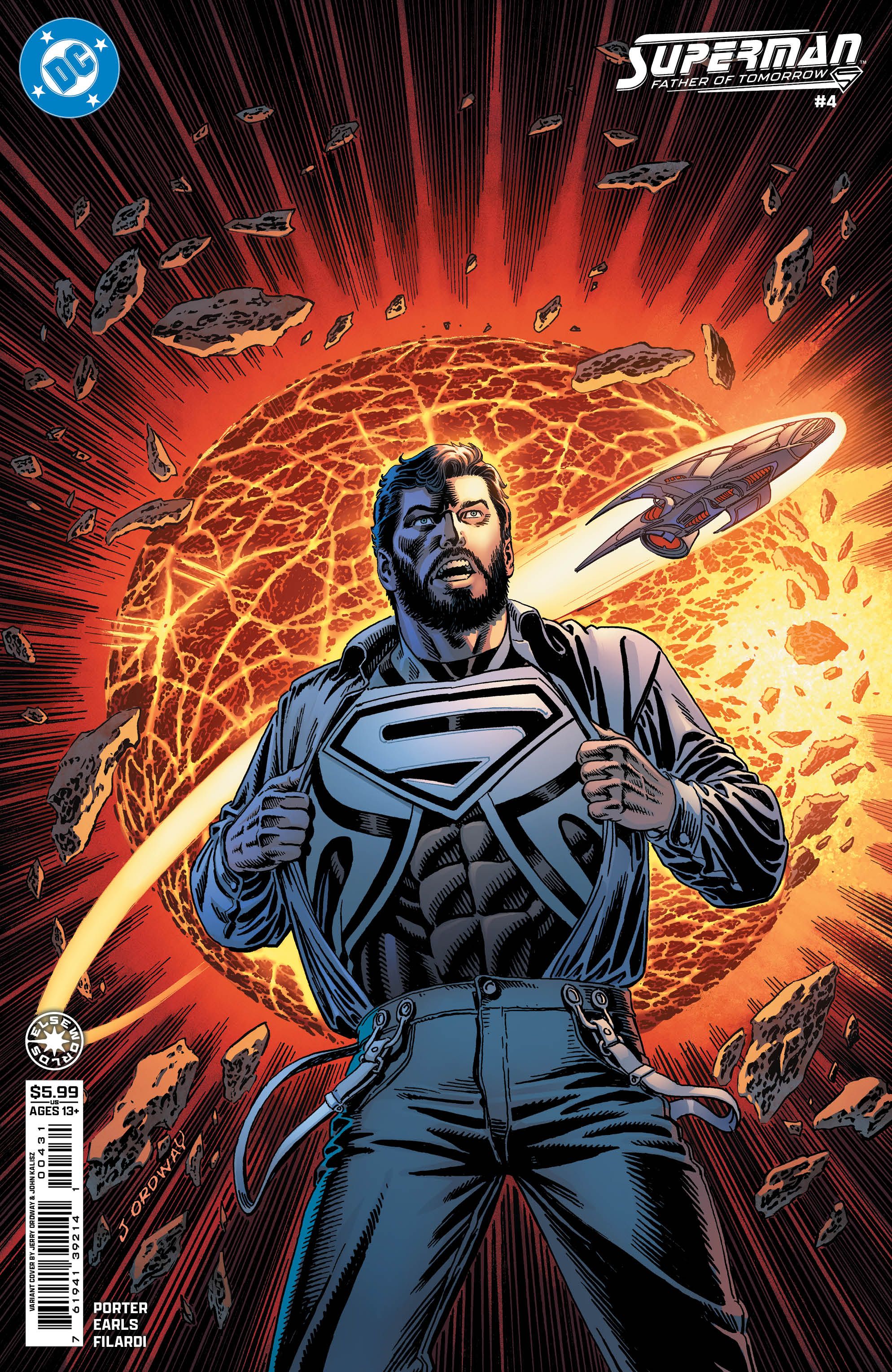 Superman Father Of Tomorrow #4 (Cvr C Jerry Ordway Card Stock Variant) Comic