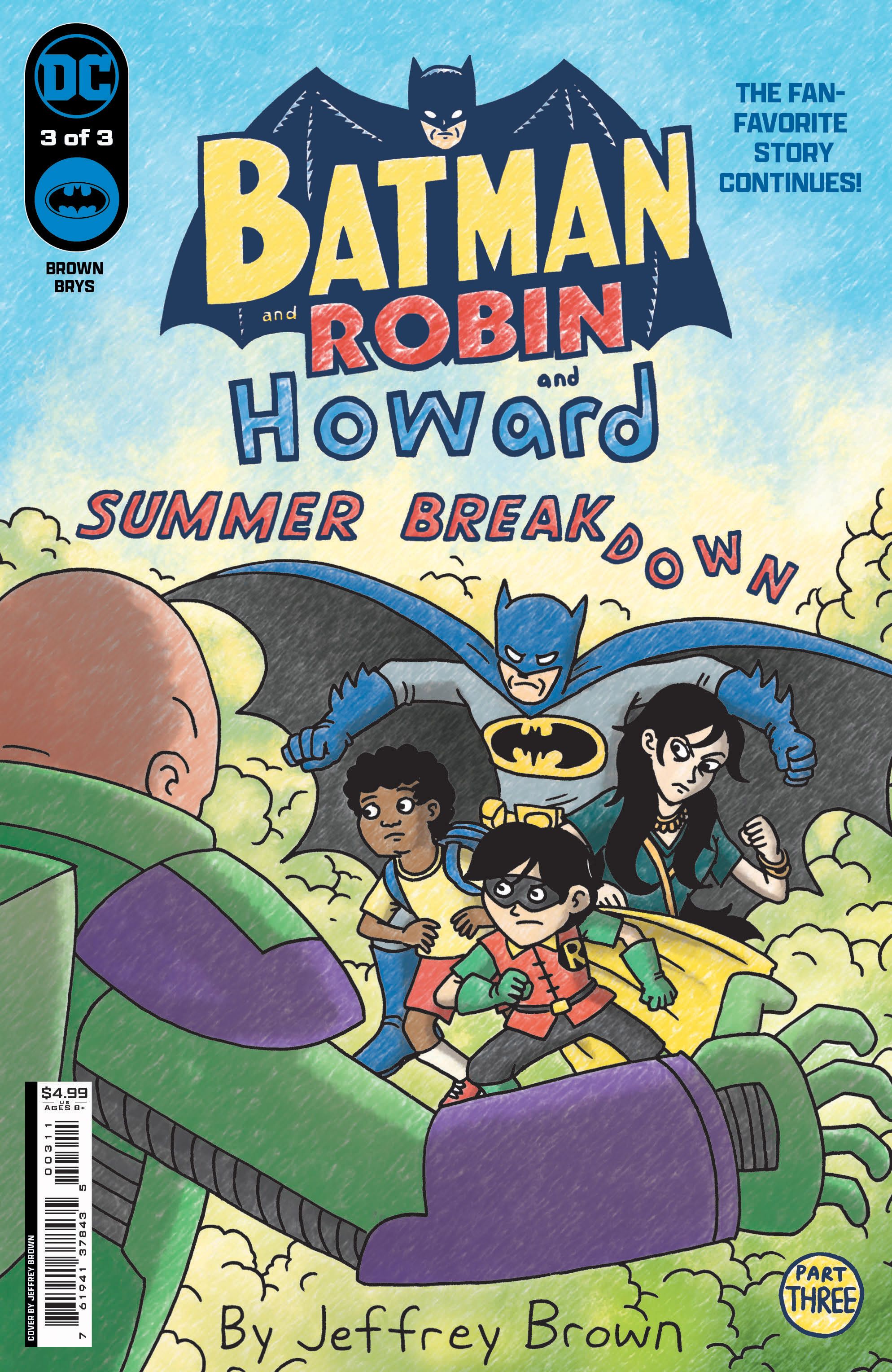 Batman And Robin And Howard: Summer Breakdown #3 Comic