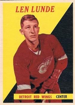 Len Lunde 1958 Topps #15 Sports Card