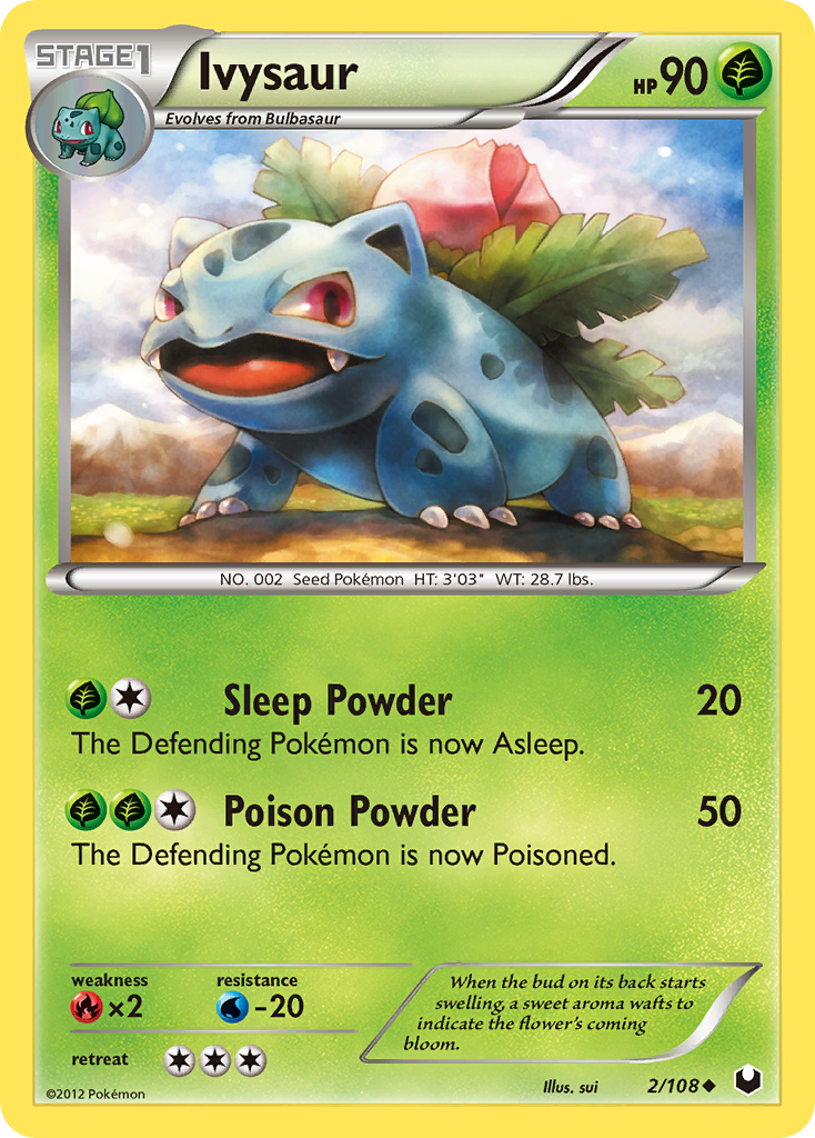 Ivysaur (2/108) - Dark Explorers Pokémon Card