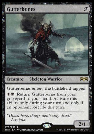 Gutterbones (Ravnica Allegiance) Trading Card