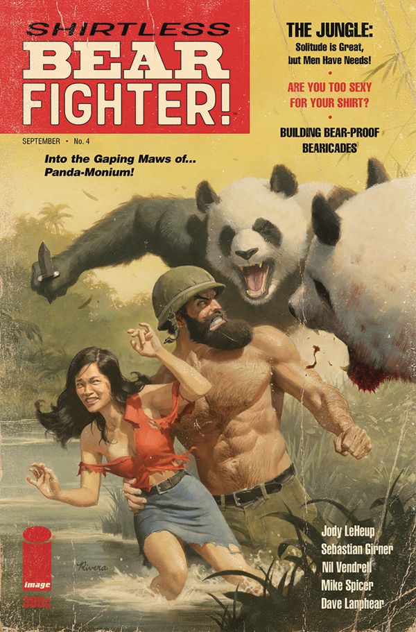 Shirtless Bear-Fighter #4 (Cover B Rivera)