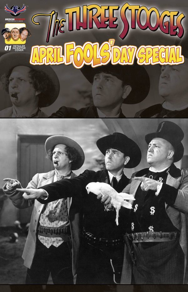 Three Stooges April Fools Day #1 (B&w Photo Cover)
