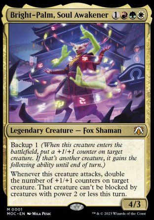 Bright-Palm, Soul Awakener (March of the Machine Commander Decks) Trading Card