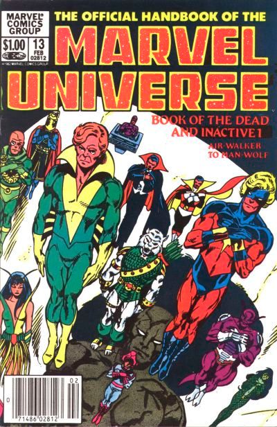 The Official Handbook of the Marvel Universe #13 Comic