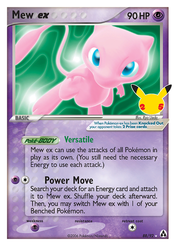 Mew ex (88/25) - Celebrations: Classic Collection