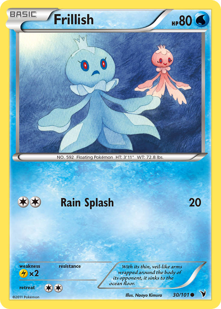 Frillish Pokémon Card