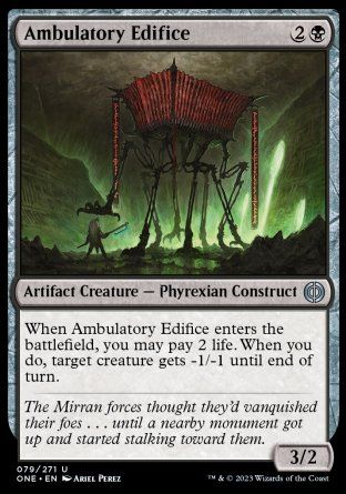 Ambulatory Edifice (Phyrexia: All Will Be One) Trading Card