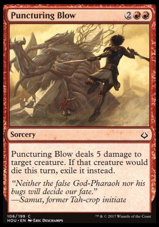 Puncturing Blow (Hour of Devastation) Trading Card