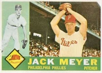 Jack Meyer 1960 Topps #64 Sports Card