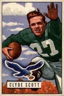 Clyde Scott 1951 Bowman #120 Sports Card