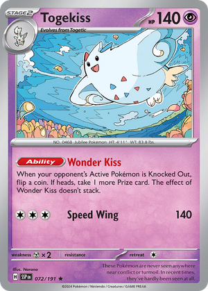 Togekiss (72/191) - Surging Sparks