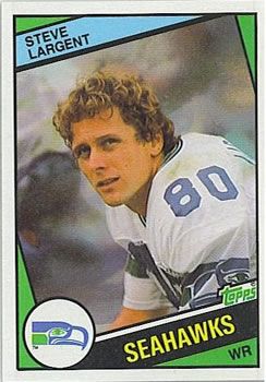 Steve Largent 1984 Topps #196 Sports Card