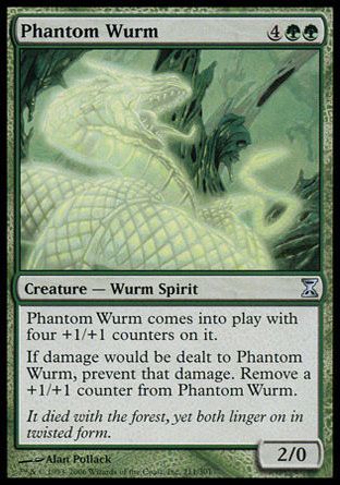 Phantom Wurm (Time Spiral) Trading Card