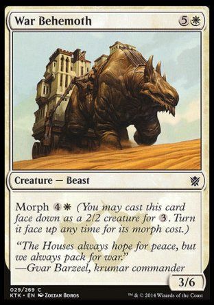 War Behemoth (Khans of Tarkir) Trading Card