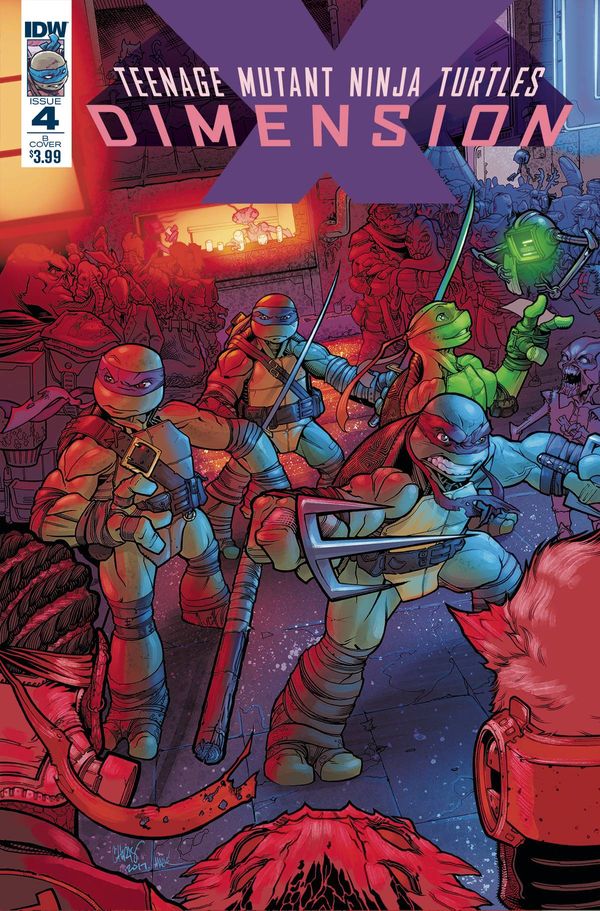 Teenage Mutant Ninja Turtles: Dimension X #4 (Cover B Johnson)