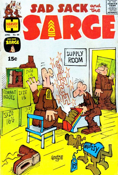 Sad Sack And The Sarge #88 Comic