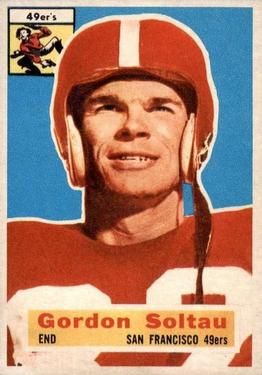 Gordon Soltau 1956 Topps #2 Sports Card