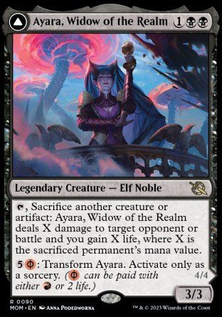 Ayara, Widow of the Realm (March of the Machine) Trading Card