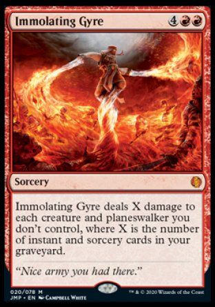 Immolating Gyre (Jumpstart) Trading Card