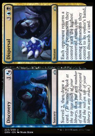 Discovery / Dispersal (Guilds of Ravnica) Trading Card