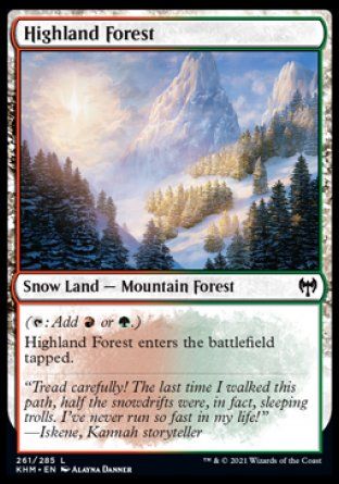 Highland Forest (Kaldheim) Trading Card