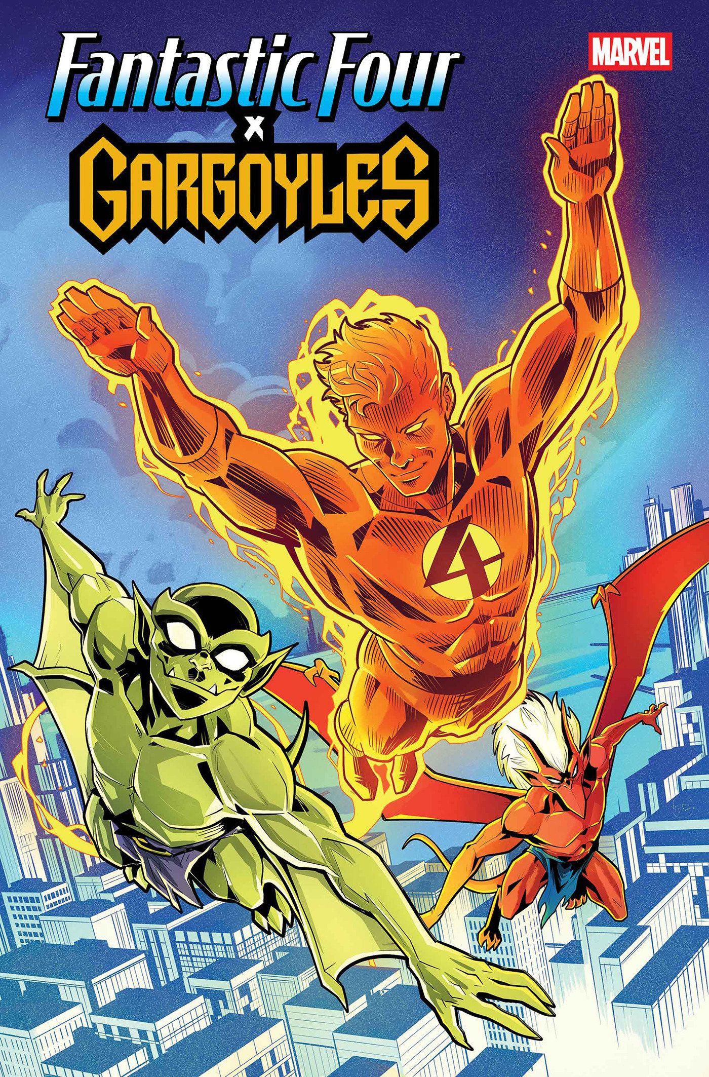 Fantastic Four/Gargoyles #1 (Luciano Vecchio Foil Variant) Comic