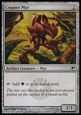 Copper Myr (Scars of Mirrodin) Trading Card