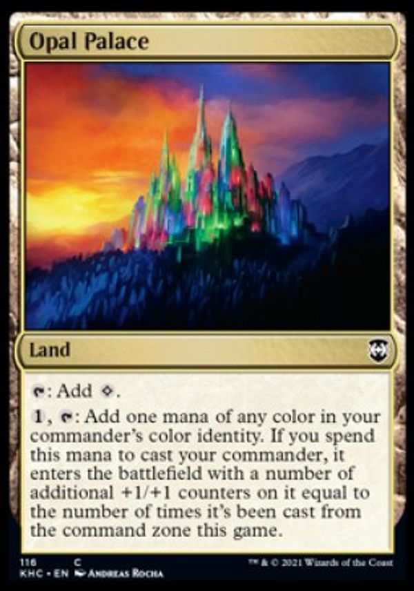 Opal Palace (Kaldheim Commander Decks) Value GoCollect (opalpalace