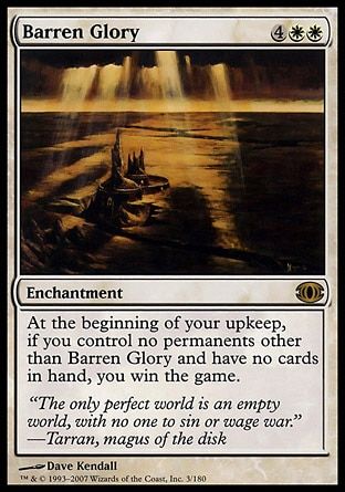 Barren Glory (Future Sight) Trading Card