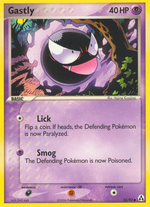 Gastly (52/92) - Legend Maker