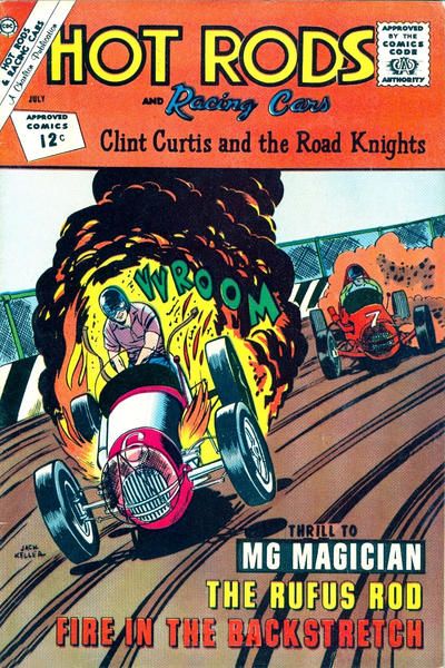 Hot Rods and Racing Cars #58 Comic