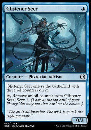 Glistener Seer (Phyrexia: All Will Be One) Trading Card