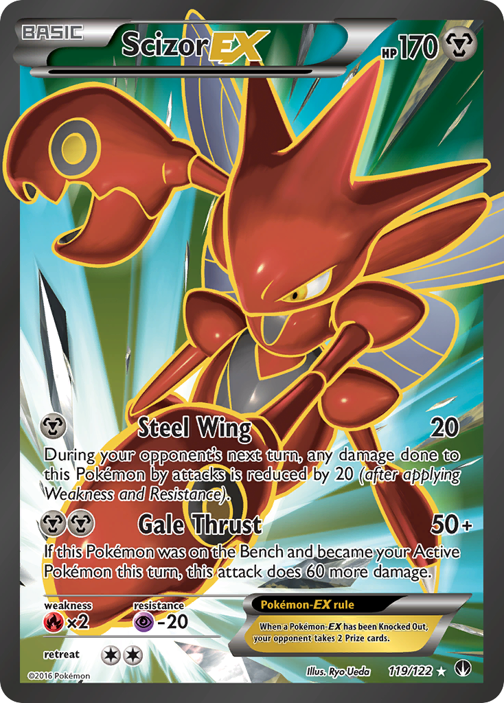 Scizor EX (119/122) - BREAKpoint Pokémon Card